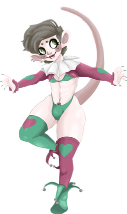 rat boi jester he's stinky and eat cheeses